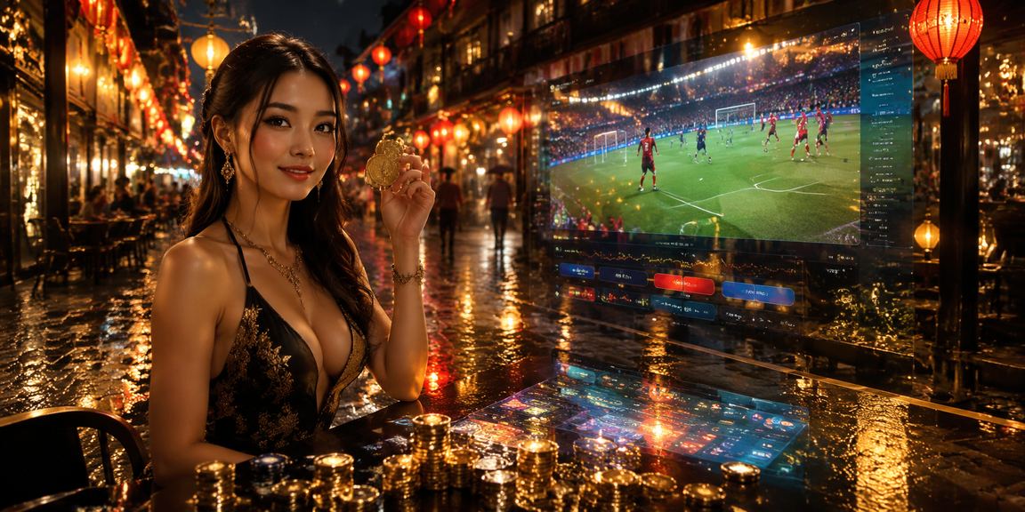Người chơi esports đặt cược tại Hà Nội trong không gian đèn lồng truyền thống